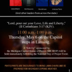 NATIONAL DAY OF PRAYER – Flyer